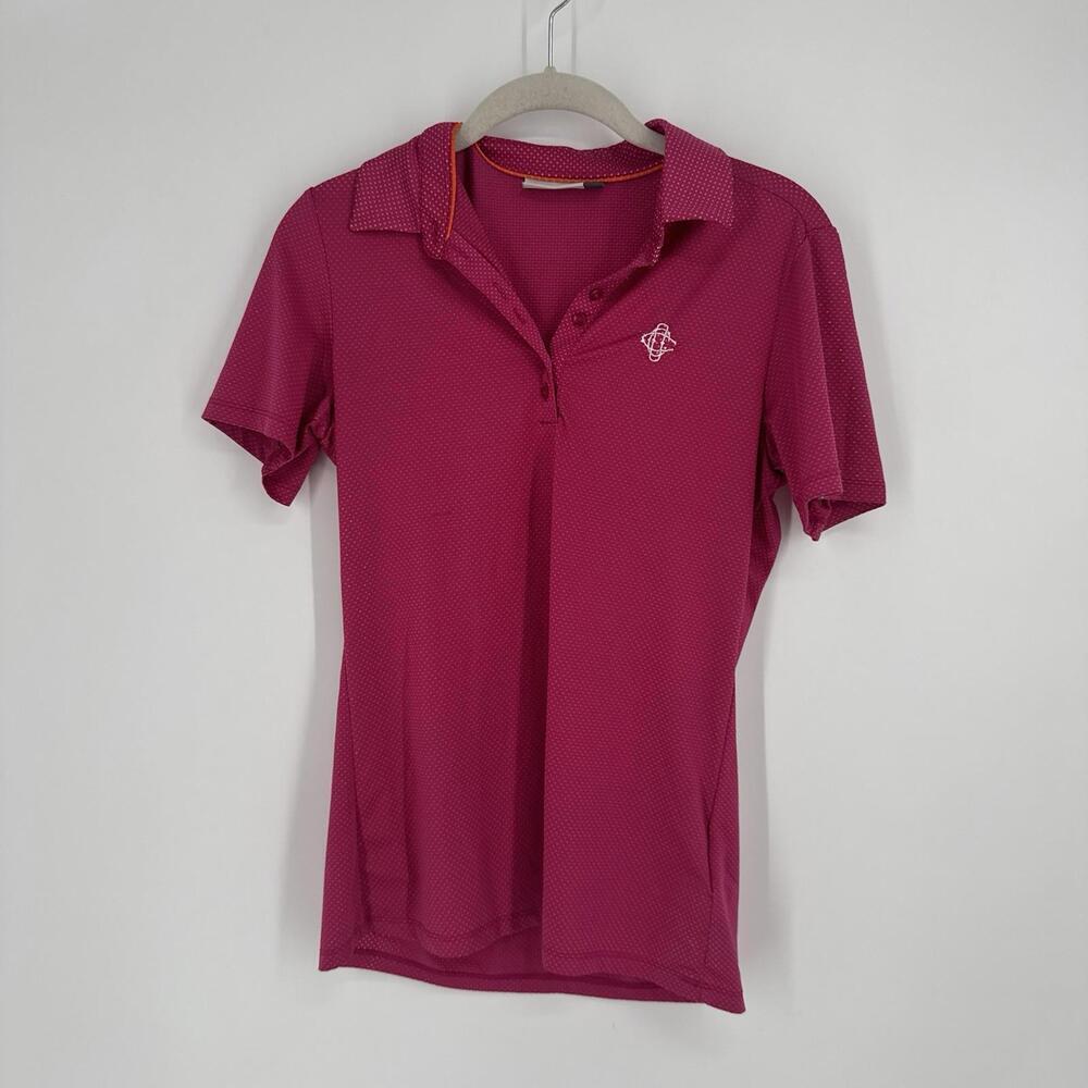 Kjus  shirt top small S pink womens golf athleisure  preppy athletic spring